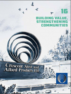 Crescent Steel and Allied Products Limited Sustainability Report 2016